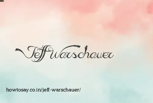 Jeff Warschauer