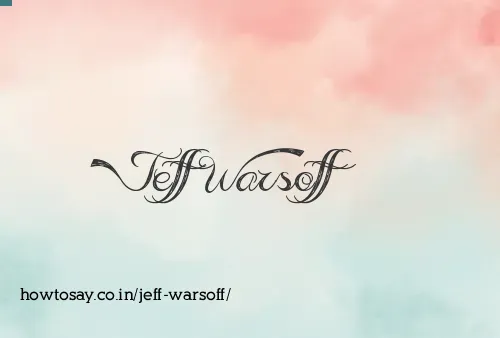 Jeff Warsoff