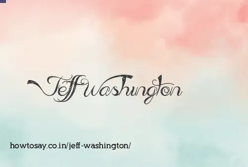 Jeff Washington