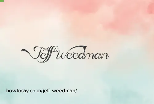 Jeff Weedman