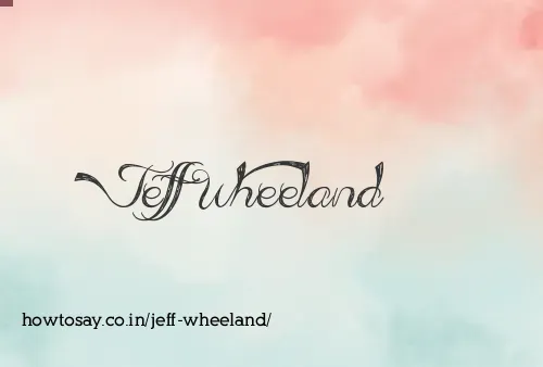 Jeff Wheeland