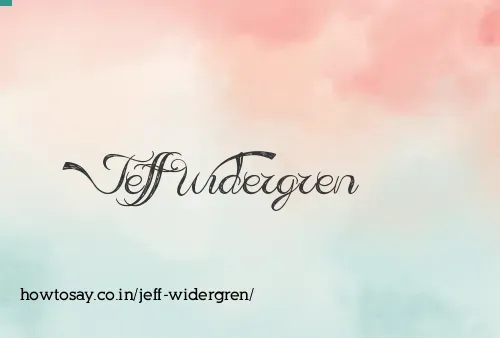 Jeff Widergren