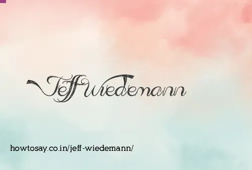 Jeff Wiedemann