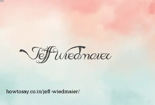 Jeff Wiedmaier