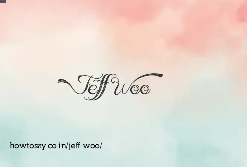 Jeff Woo