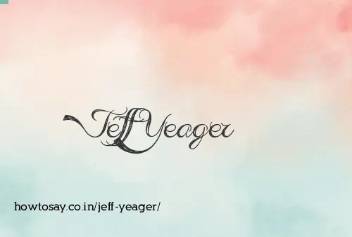 Jeff Yeager
