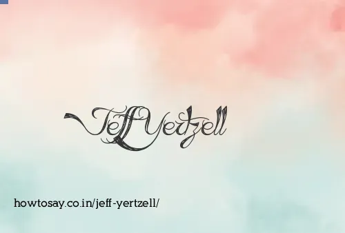 Jeff Yertzell