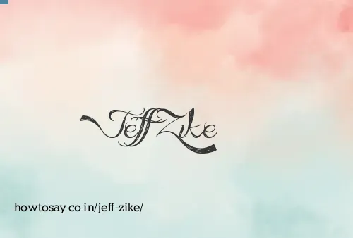 Jeff Zike