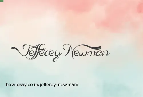 Jefferey Newman
