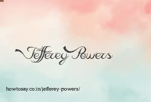 Jefferey Powers