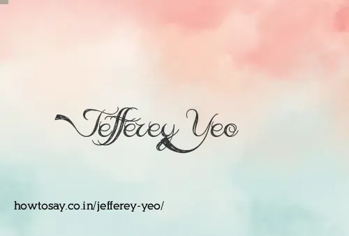 Jefferey Yeo
