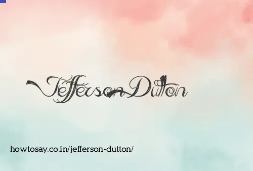 Jefferson Dutton