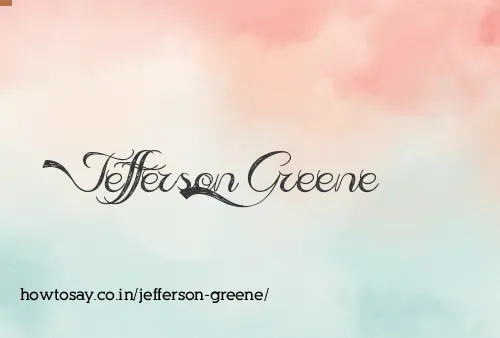 Jefferson Greene