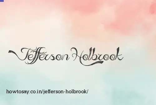 Jefferson Holbrook