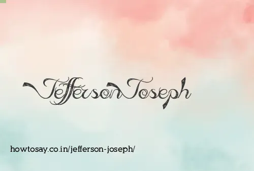 Jefferson Joseph