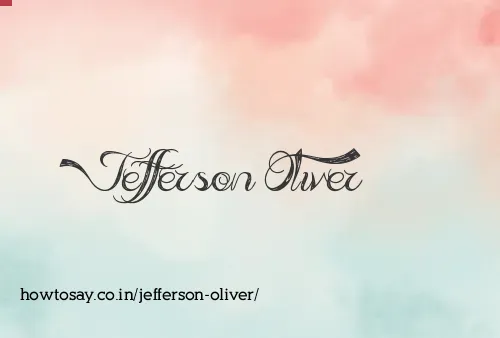 Jefferson Oliver