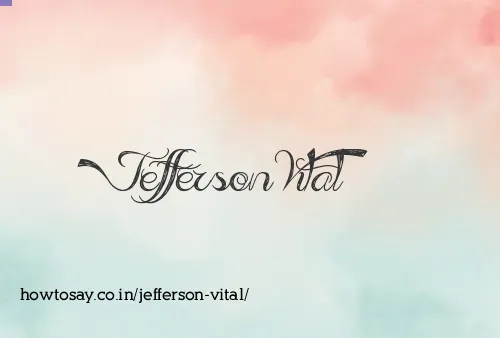 Jefferson Vital