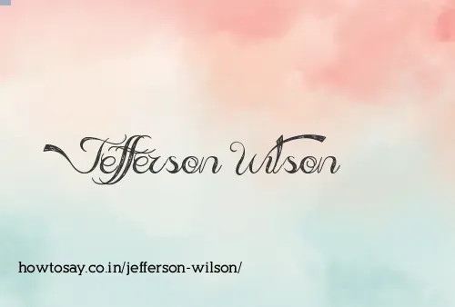 Jefferson Wilson