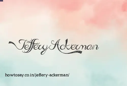 Jeffery Ackerman