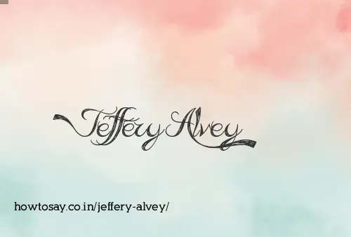 Jeffery Alvey