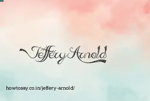 Jeffery Arnold