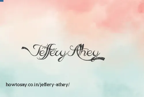 Jeffery Athey