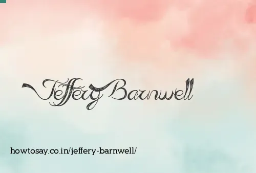 Jeffery Barnwell