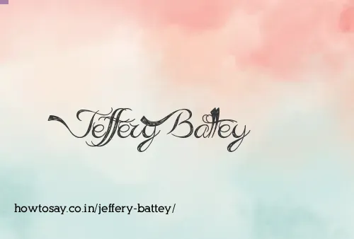 Jeffery Battey