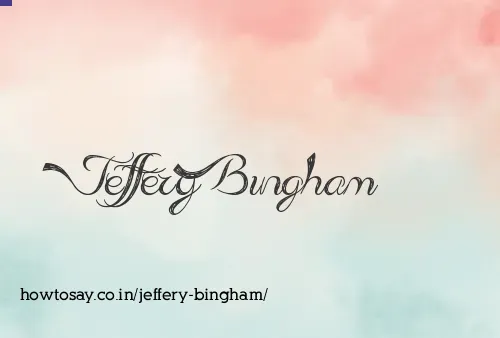 Jeffery Bingham