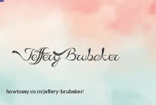 Jeffery Brubaker