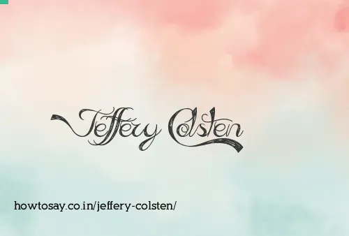 Jeffery Colsten