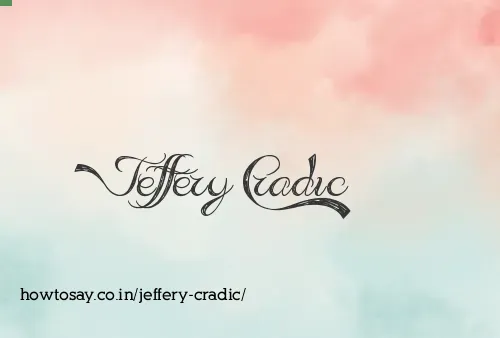 Jeffery Cradic