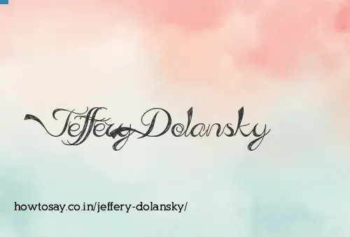 Jeffery Dolansky
