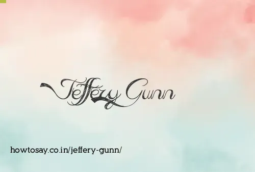 Jeffery Gunn