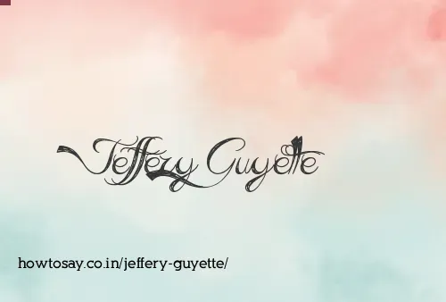 Jeffery Guyette