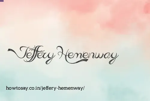 Jeffery Hemenway