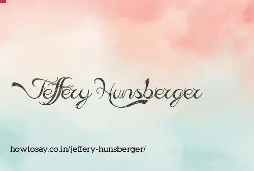 Jeffery Hunsberger