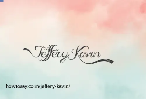 Jeffery Kavin