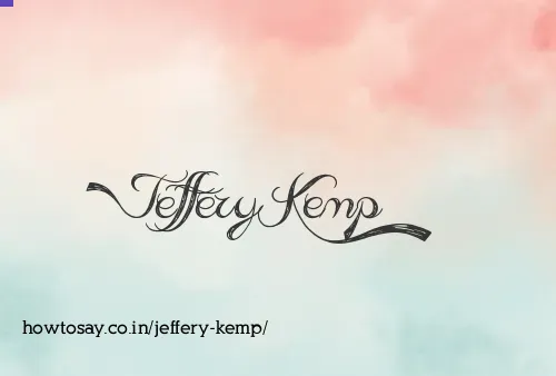 Jeffery Kemp