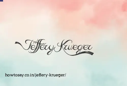 Jeffery Krueger