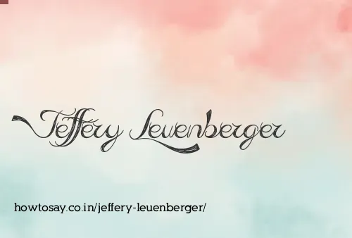 Jeffery Leuenberger