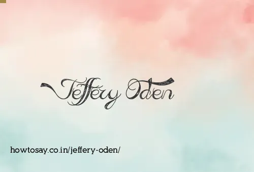 Jeffery Oden