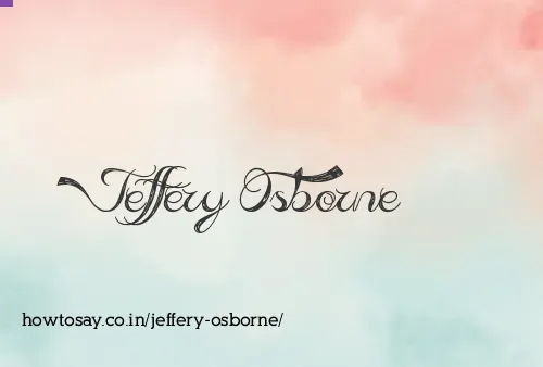 Jeffery Osborne