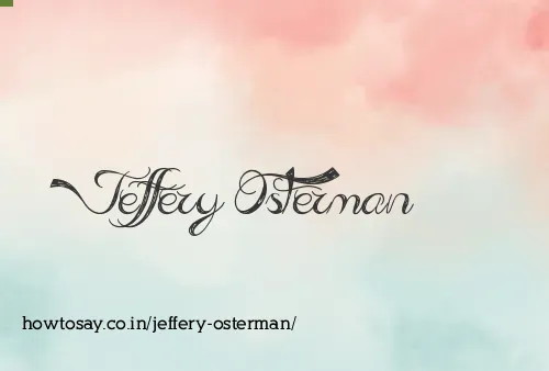Jeffery Osterman