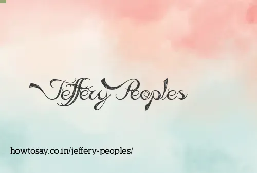 Jeffery Peoples