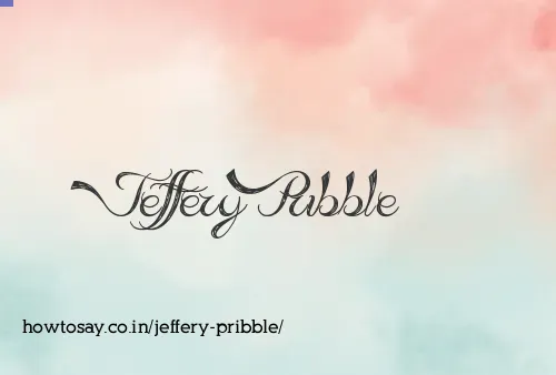 Jeffery Pribble