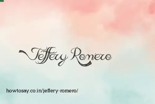 Jeffery Romero