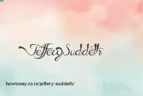 Jeffery Suddeth
