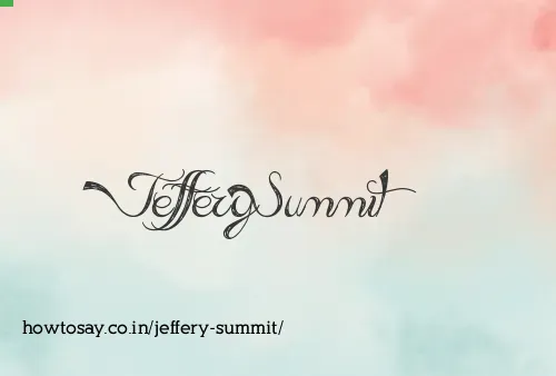 Jeffery Summit