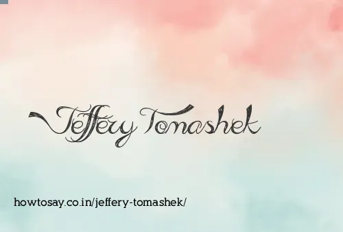 Jeffery Tomashek